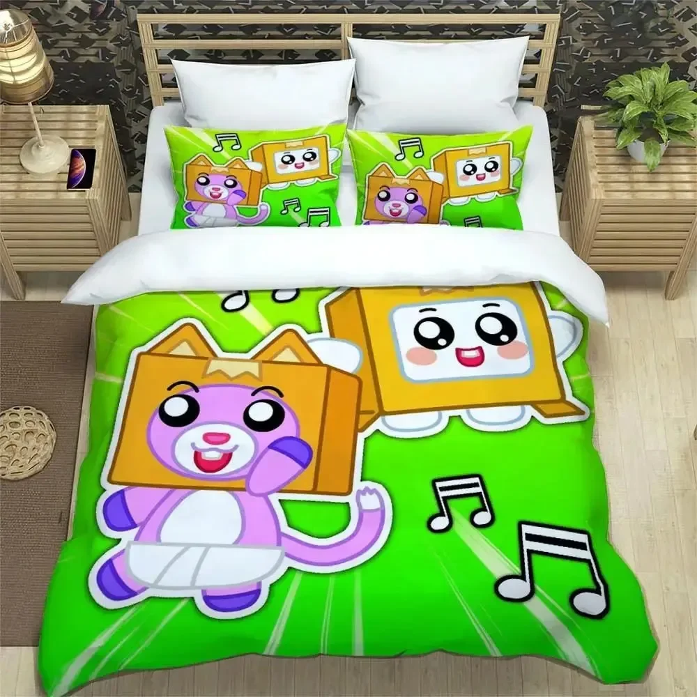 Lankybox Foxy Boxy cute Bedding Sets exquisite bed supplies set duvet cover bed comforter set bedding set luxury birthday gift
Lankybox Foxy Boxy cute Bedding Sets exquisite bed supplies set duvet cover bed comforter set bedding set luxury birthday gift