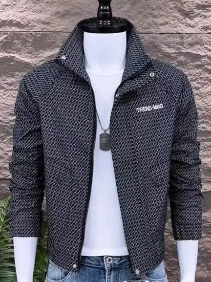 Мужское повседневное клетчатое джето с воротником-стойкой, осенне-весеннее новое пальто High Sensation Cool Baseball orm, модное брендовое пальто для отдыха
Мужское повседневное клетчатое джето с воротником-стойкой, осенне-весеннее новое пальто High Sensation Cool Baseball orm, модное брендовое пальто для отдыха