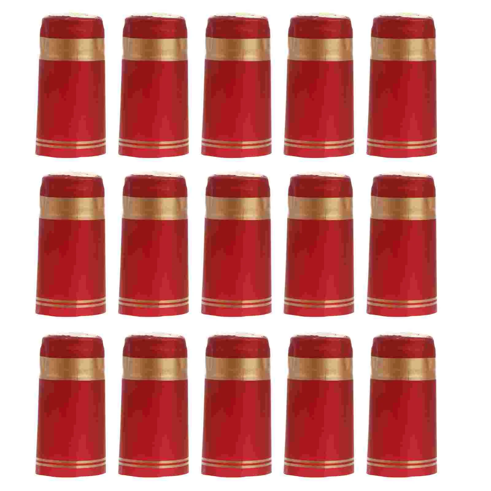 100pcs Heat Shrink Capsules Bottle Capsules Heat Shrinkable Shrink Film Wrap for Straight Mouth Bottle (Red, Gold
100pcs Heat Shrink Capsules Bottle Capsules Heat Shrinkable Shrink Film Wrap for Straight Mouth Bottle (Red, Gold