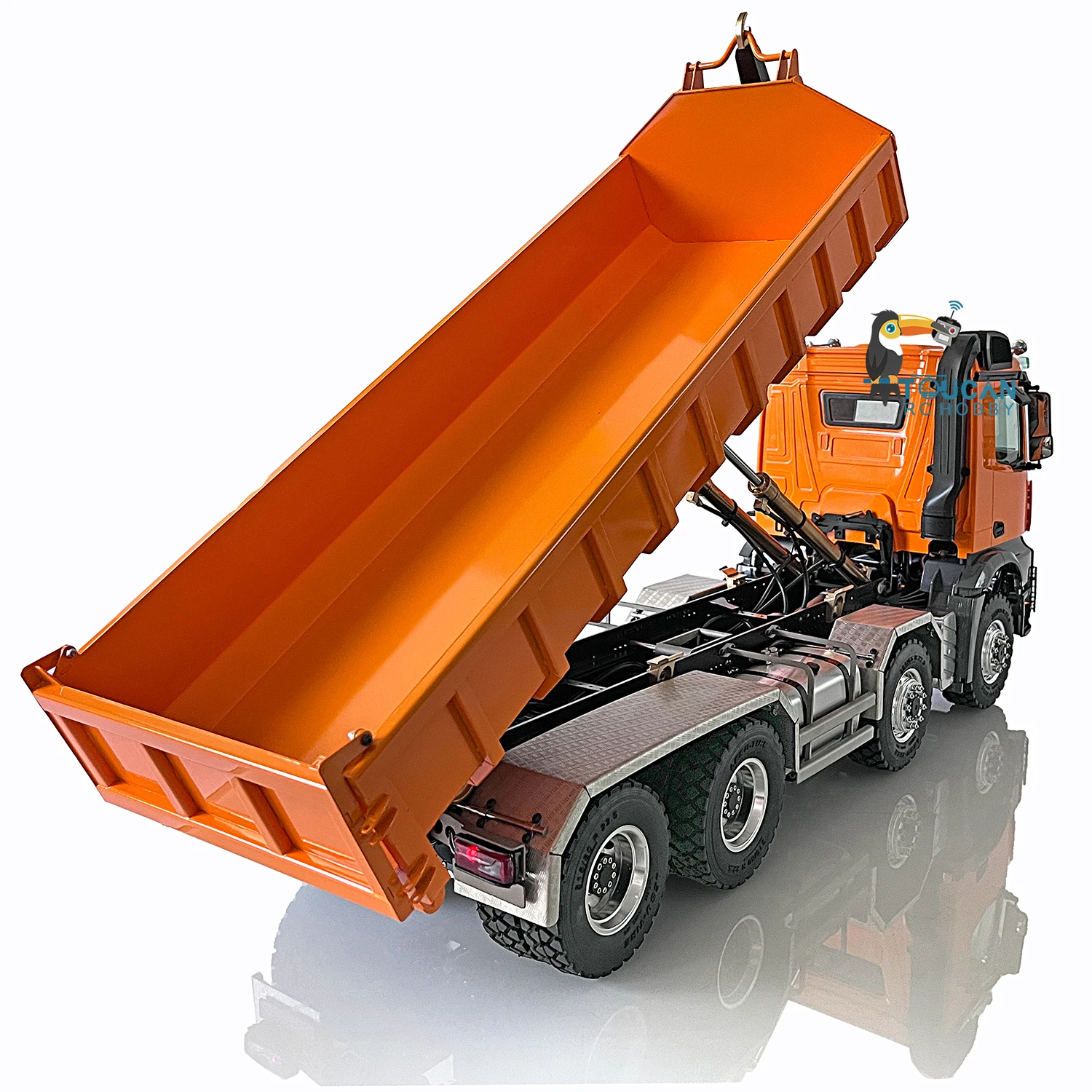 RC Dumper 8*8 Lesu 1/14 Hydraulic Truck Roll On/Off Tipper Painted And Assembled Tamiyaya Toucan Controlled Toy Model
RC Dumper 8*8 Lesu 1/14 Hydraulic Truck Roll On/Off Tipper Painted And Assembled Tamiyaya Toucan Controlled Toy Model