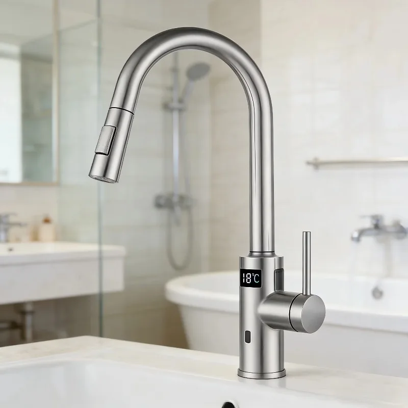 【Best-selling】 Modern Design Pull Down Sensores Touch Automatic Water Tap Stainless Steel Faucet With Ceramic Core Cartridge
【Best-selling】 Modern Design Pull Down Sensores Touch Automatic Water Tap Stainless Steel Faucet With Ceramic Core Cartridge