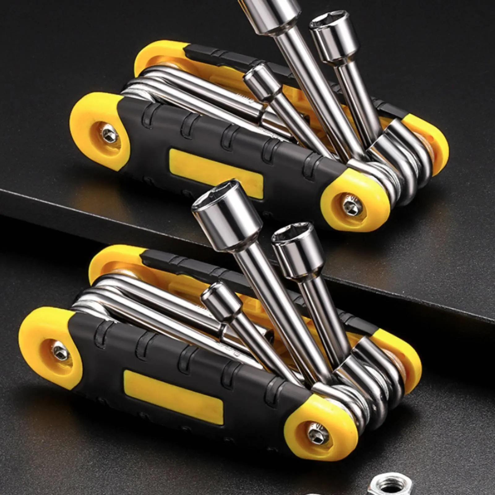 Folding Allen Wrench Set High Hardness Steel Metric Hex Key Set Folding Hex Key Extended Length Extra Long
Folding Allen Wrench Set High Hardness Steel Metric Hex Key Set Folding Hex Key Extended Length Extra Long