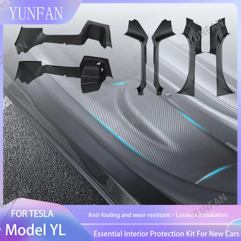 TPE Door Sill Protector for Tesla Model YL 2026 Front Rear Anti-Kick Threshold Strip Waterproof Interior Guard Accessories
TPE Door Sill Protector for Tesla Model YL 2026 Front Rear Anti-Kick Threshold Strip Waterproof Interior Guard Accessories