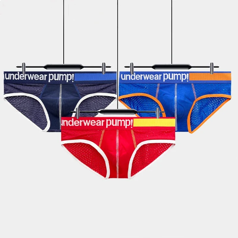 Men's Low Waist Slimming Mesh Briefs U Convex Pouch Elastic Waistband Breathable Colorful Jockstrap Underwear
Men's Low Waist Slimming Mesh Briefs U Convex Pouch Elastic Waistband Breathable Colorful Jockstrap Underwear