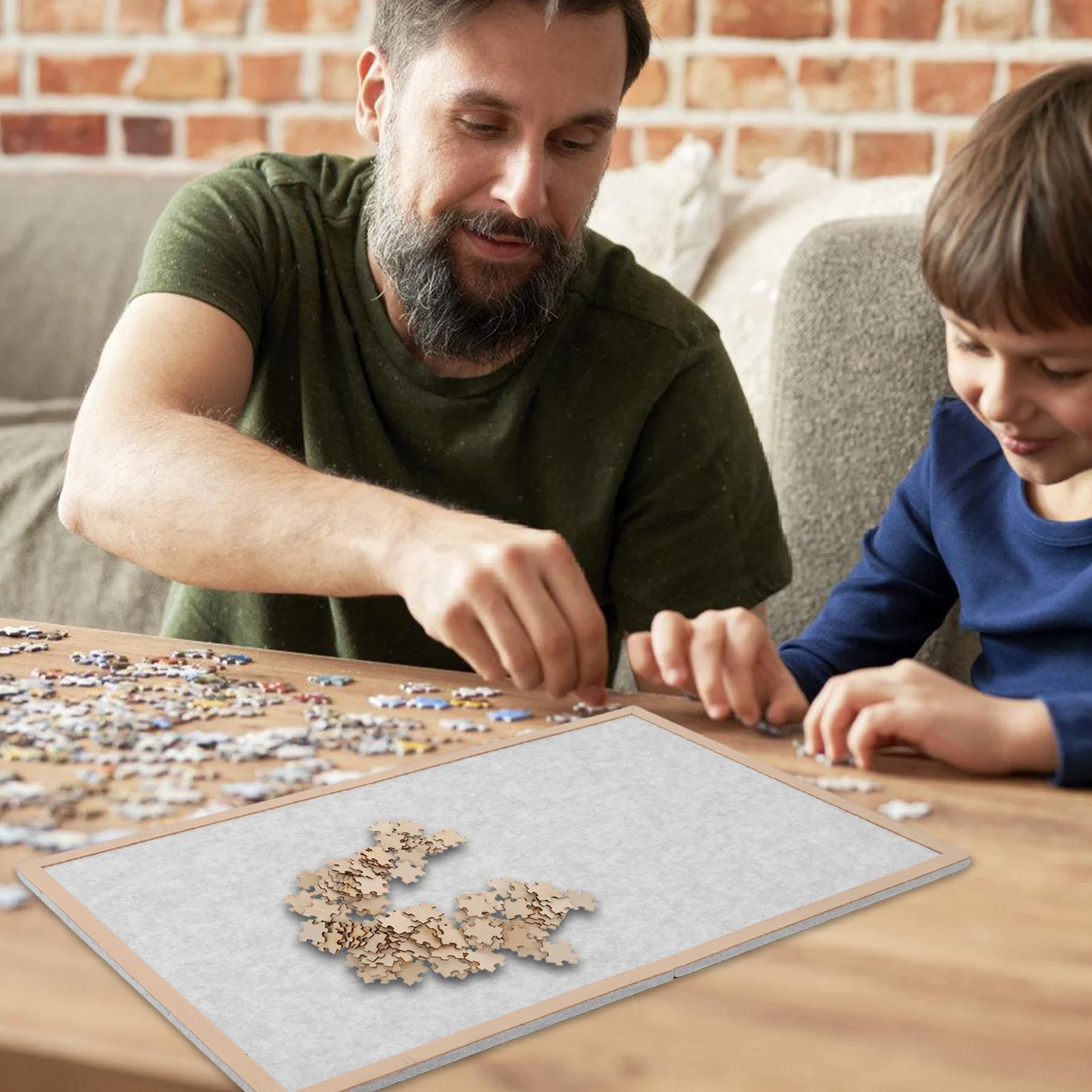 Puzzle Mat Foldable Large Capacity Antislip Jigsaw Storage Board Portable Tabletop Pad For Crafting Display Sorting
Puzzle Mat Foldable Large Capacity Antislip Jigsaw Storage Board Portable Tabletop Pad For Crafting Display Sorting