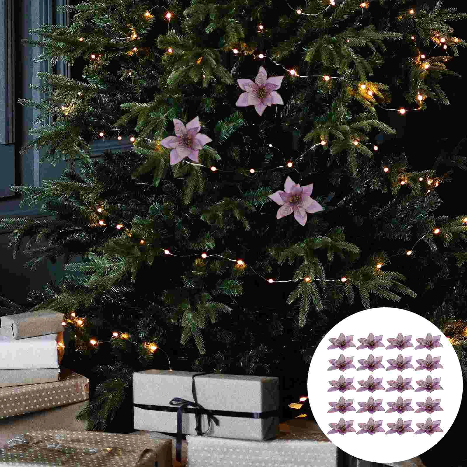 30 Pcs Wedding Decor Christmas Flower Decoration Vivid Party Artificial Purple Fake Tree Decorative
30 Pcs Wedding Decor Christmas Flower Decoration Vivid Party Artificial Purple Fake Tree Decorative