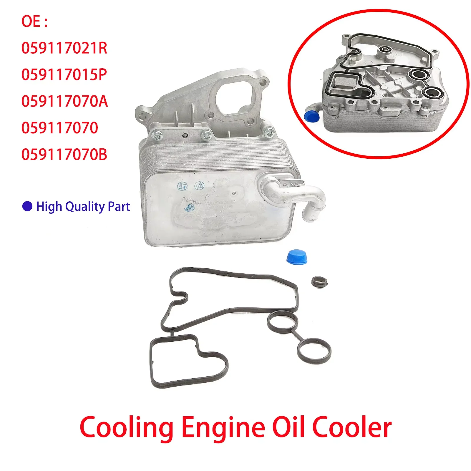 Cooling Engine Oil Cooler+Gasket For VW Touareg AUDI A4 A5 A6 A8 Q5 Q7 059117021R 3.0TDI CTCB CVUA CVUB
Cooling Engine Oil Cooler+Gasket For VW Touareg AUDI A4 A5 A6 A8 Q5 Q7 059117021R 3.0TDI CTCB CVUA CVUB