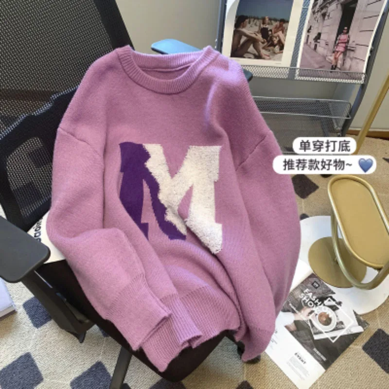 2023 Autumn Winter New Retro Lazy Wind Design Sense Niche Women Loose Versatile Knit Sweater Pullover
2023 Autumn Winter New Retro Lazy Wind Design Sense Niche Women Loose Versatile Knit Sweater Pullover