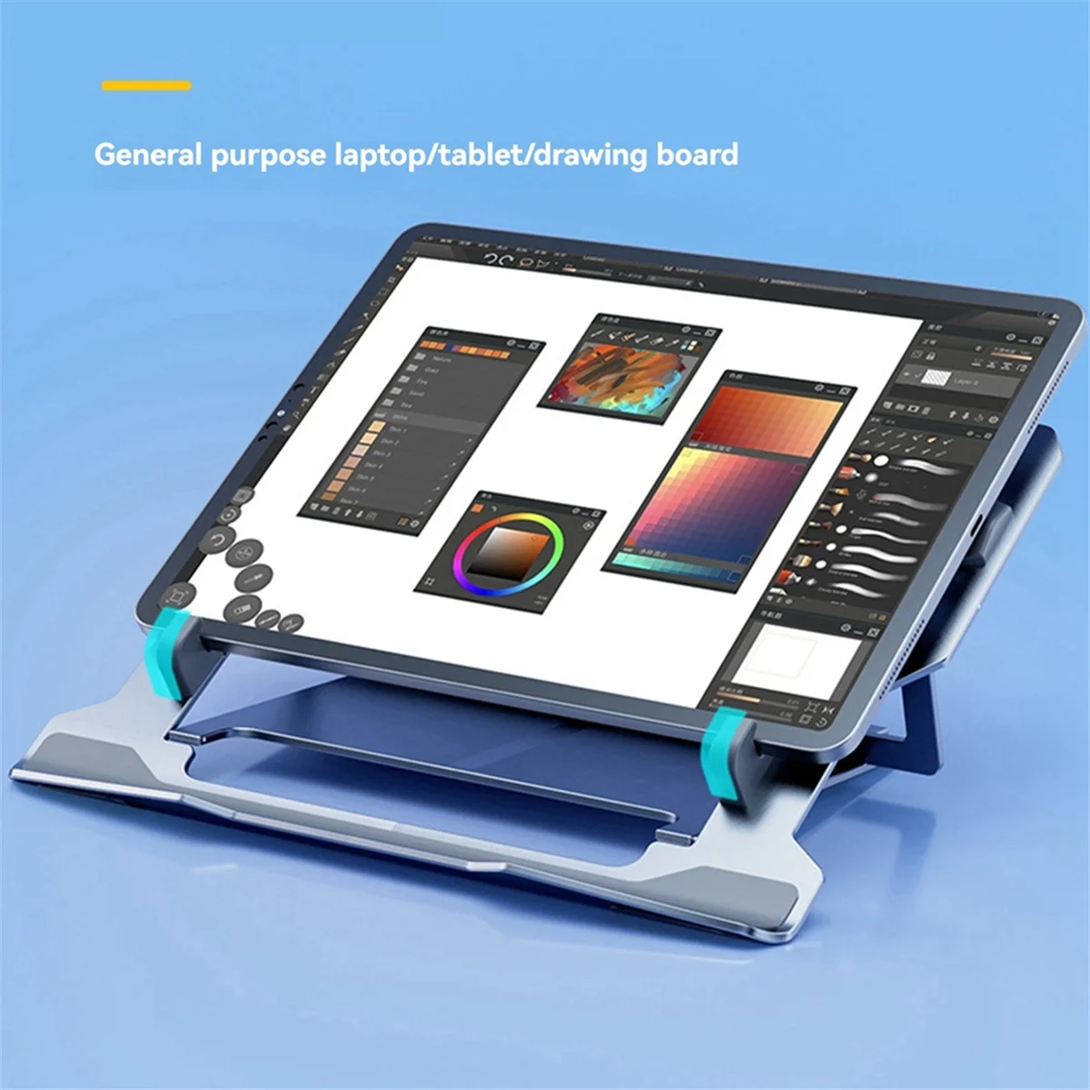 GET! D20 Notebook Cooling Pad Aluminum Alloy Semiconductor Refrigeration Multi-Angle Adjustable Laptop/Tablet Cooler Stand
GET! D20 Notebook Cooling Pad Aluminum Alloy Semiconductor Refrigeration Multi-Angle Adjustable Laptop/Tablet Cooler Stand