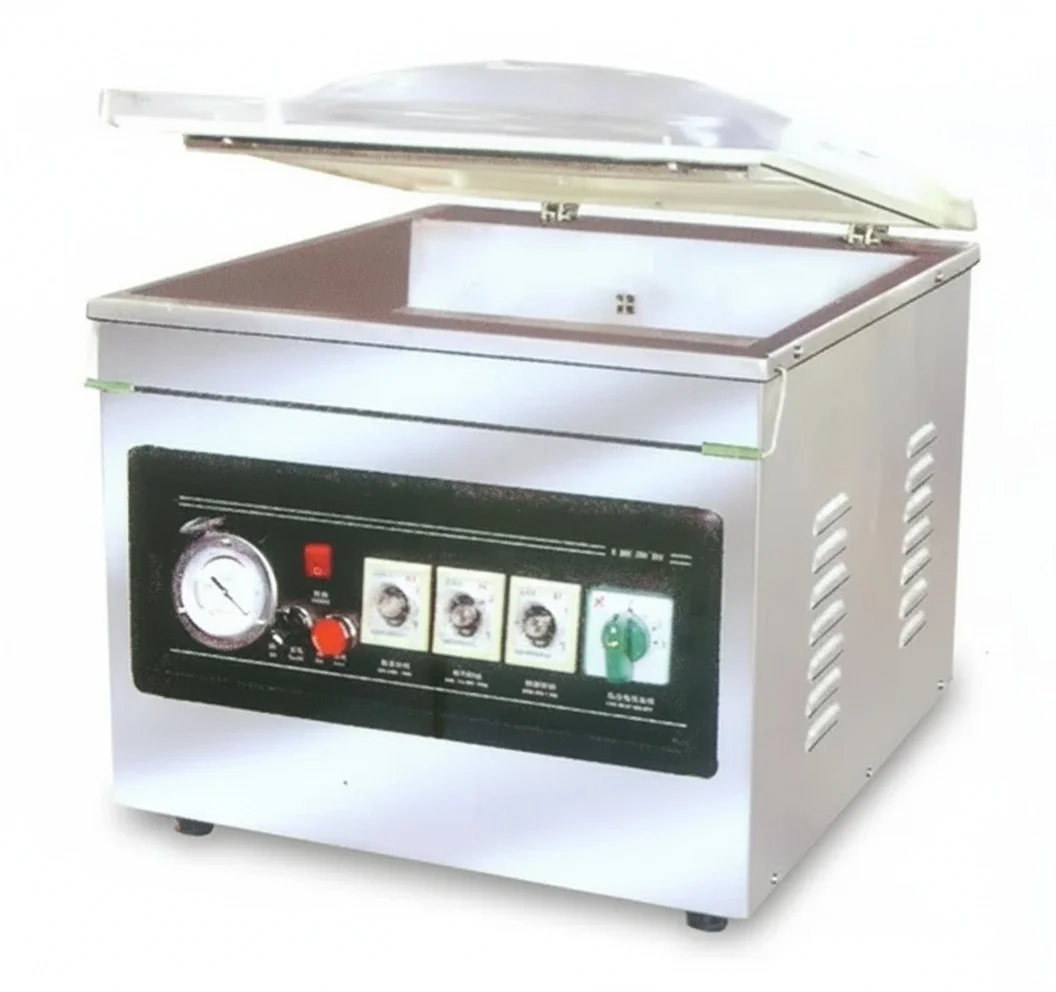 Commercial Table-top Chamber Vacuum Sealer Machine With Tray - Food Saver For Meat, Fish, Seafood & Sous Vide Cooking
Commercial Table-top Chamber Vacuum Sealer Machine With Tray - Food Saver For Meat, Fish, Seafood & Sous Vide Cooking