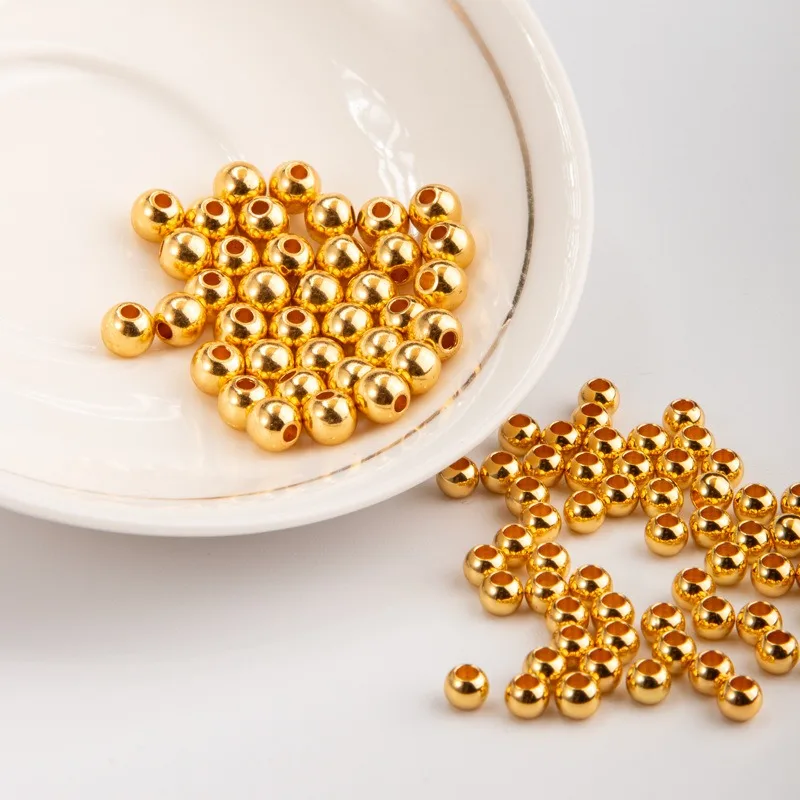 925 Sterling Silver Beads 2mm-10mm 18K Filled Gold Plated Round Beads for DIY Bracelet Necklace Earring Jewelry Making
925 Sterling Silver Beads 2mm-10mm 18K Filled Gold Plated Round Beads for DIY Bracelet Necklace Earring Jewelry Making