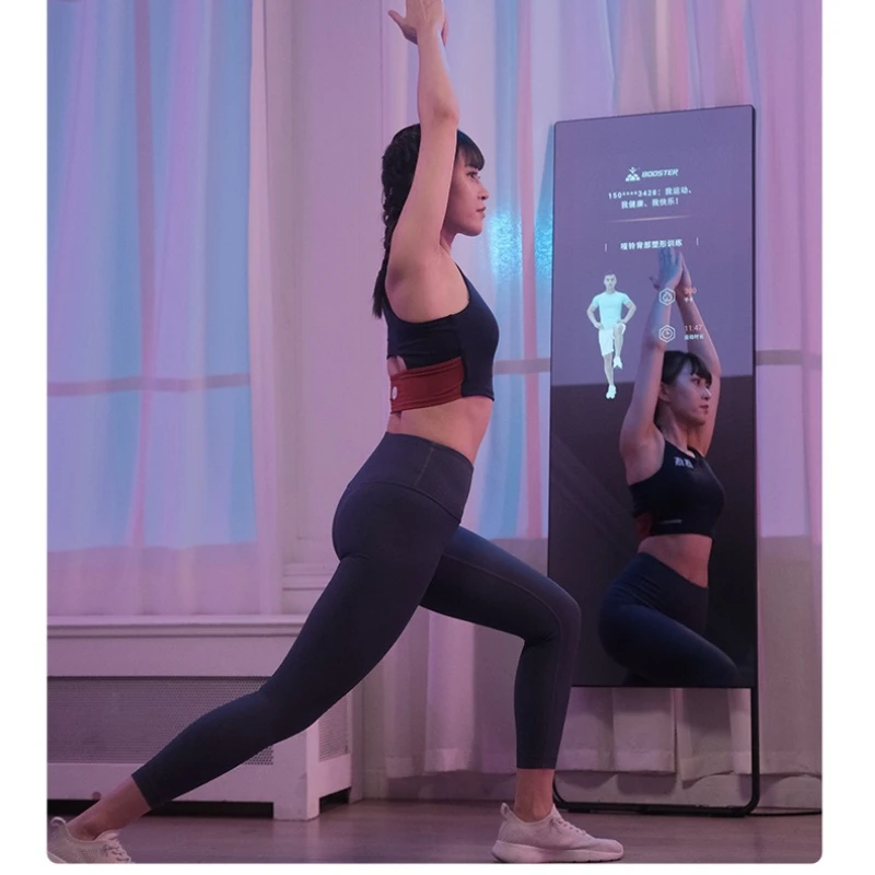 Home fitness mirror vertical sports smart magic mirror wall mounted wifi smart mirror fitness magic
Home fitness mirror vertical sports smart magic mirror wall mounted wifi smart mirror fitness magic