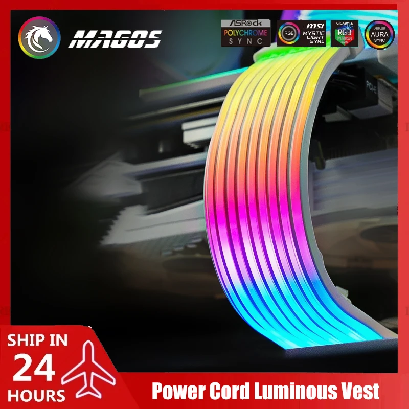 PC Cabinet Bendable ARGB Light Cover, Match for ATX 24Pin / Graphics Card 8pin/2x8pin/12VHPWR/ Motherboard AURA SYNC Decorati
PC Cabinet Bendable ARGB Light Cover, Match for ATX 24Pin / Graphics Card 8pin/2x8pin/12VHPWR/ Motherboard AURA SYNC Decorati