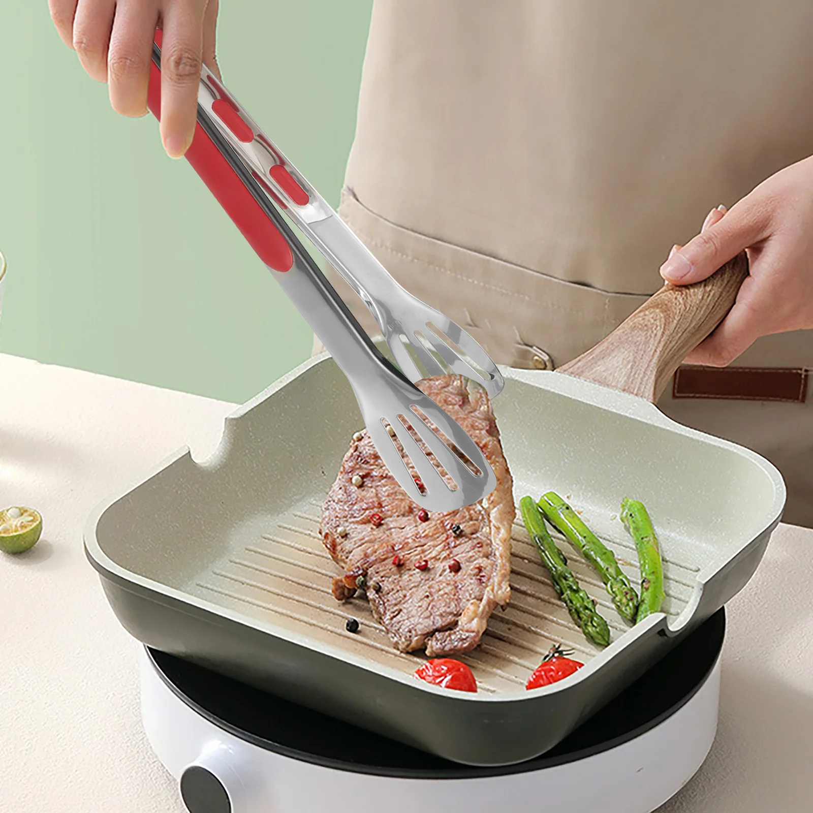 Food Tong Bbq Charcoal Tong Stainless Steel Clip Kitchen Clamp for Barbecue Cooking Serving Food Barbecue Clip 
Food Tong Bbq Charcoal Tong Stainless Steel Clip Kitchen Clamp for Barbecue Cooking Serving Food Barbecue Clip