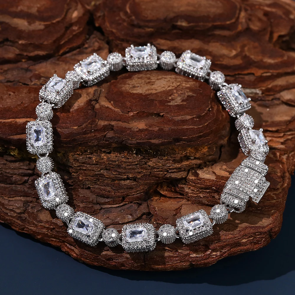 Iced Out Baguettecz Bracelets with Box Clasp Multi-Color Tennis Chain Link Bangle For Women Men Hip Hop Jewelry For Party Gifts
Iced Out Baguettecz Bracelets with Box Clasp Multi-Color Tennis Chain Link Bangle For Women Men Hip Hop Jewelry For Party Gifts