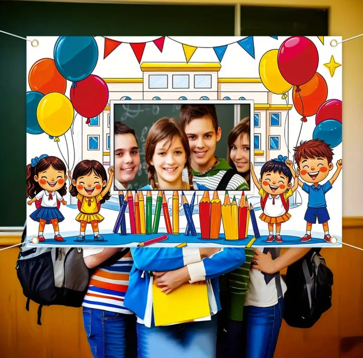 School Back To School Season Theme Party Decor Backdrop Interesting Photo Booth Classroom Photo check in props Backdrop
School Back To School Season Theme Party Decor Backdrop Interesting Photo Booth Classroom Photo check in props Backdrop