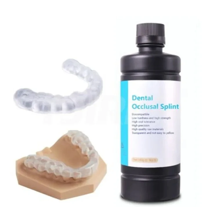 N 1000g 3D Printer Splint Resins Occlusal Splints Fixations and Transfer Templates Resin for Manufacturing Splints Biocompatible
N 1000g 3D Printer Splint Resins Occlusal Splints Fixations and Transfer Templates Resin for Manufacturing Splints Biocompatible