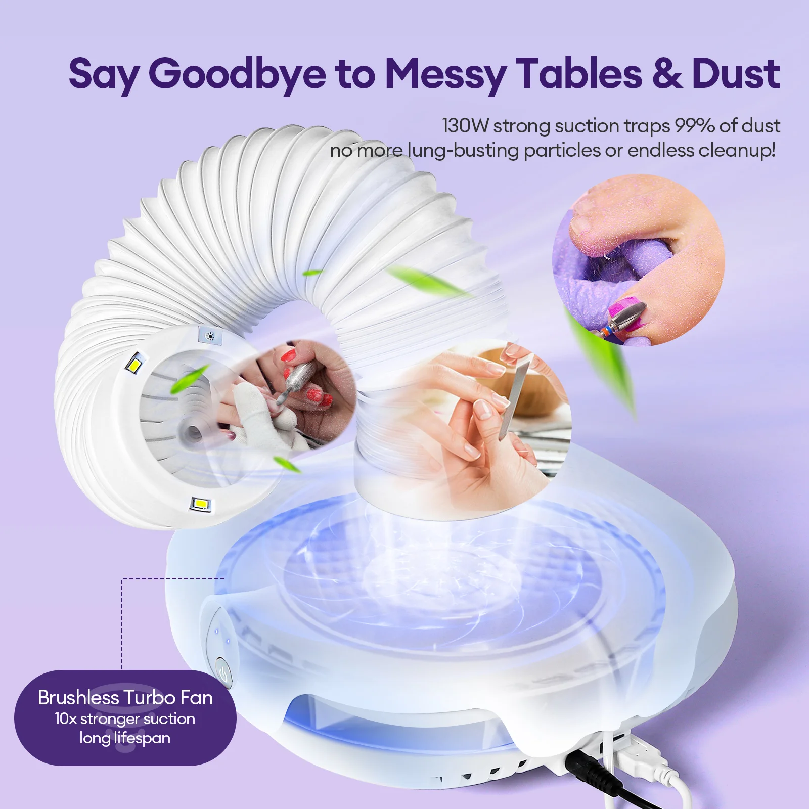 Powerful Nail Dust Collector Dust Extractor for Nails Art Vacuum Cleaner for Manicure Nail Stylist Supplies
Powerful Nail Dust Collector Dust Extractor for Nails Art Vacuum Cleaner for Manicure Nail Stylist Supplies