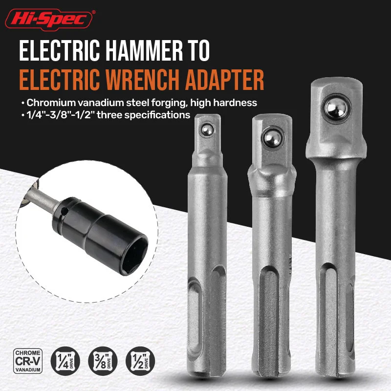 3Pcs 1/4 3/8 1/2" Hex Power Drill Bit Driver Socket Bits Set Adapter Extension Drill Bits Bar Hex Bit Set Power Tools
3Pcs 1/4 3/8 1/2" Hex Power Drill Bit Driver Socket Bits Set Adapter Extension Drill Bits Bar Hex Bit Set Power Tools