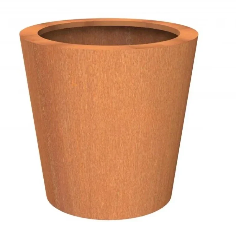 Outdoor raised garden Cotten steel flowerpot Garden flowerpot
Outdoor raised garden Cotten steel flowerpot Garden flowerpot