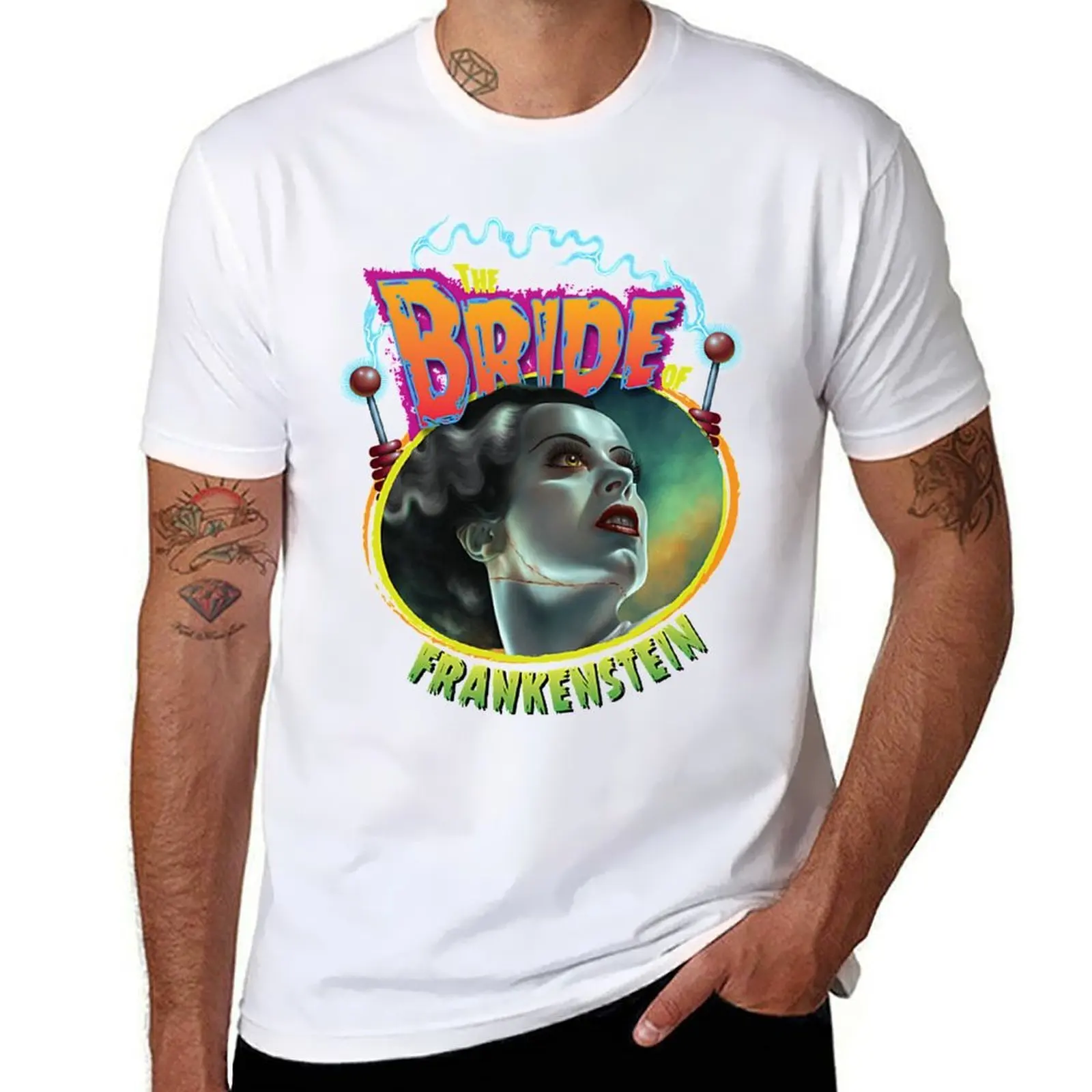 The Bride of Frankenstein T-Shirt man graphic t shirt t shirt for man 100 percent cotton T-Shirt
The Bride of Frankenstein T-Shirt man graphic t shirt t shirt for man 100 percent cotton T-Shirt