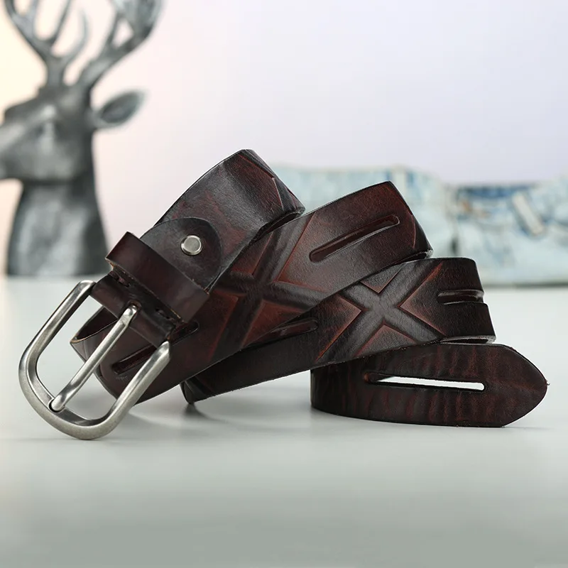 3.8cm New Men's Genuine Leather Belt Man High-end Feel Alloy Needle Buckle Retro Fashion Casual Versatile Waist Belts For Jeans
3.8cm New Men's Genuine Leather Belt Man High-end Feel Alloy Needle Buckle Retro Fashion Casual Versatile Waist Belts For Jeans