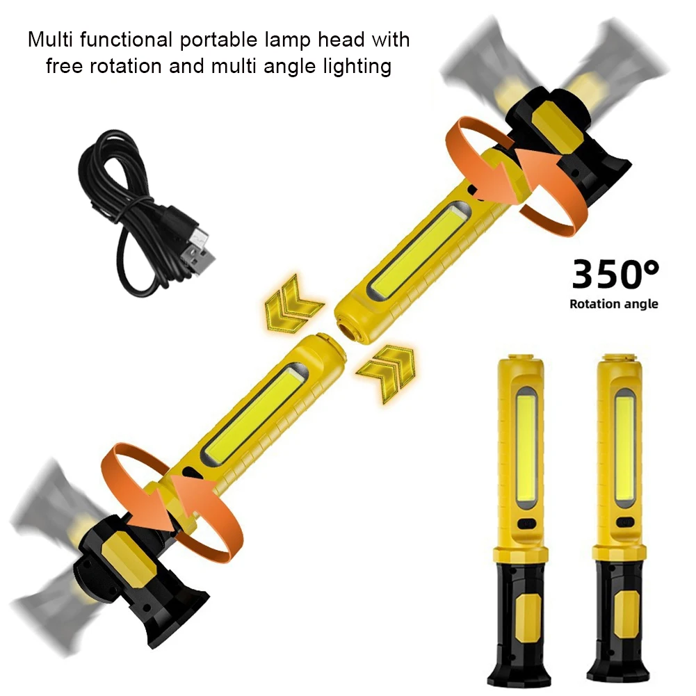 Mechanic LED Work Light Rechargeable with Hooks Emergency Repair Rotating LightMagnetic Base for Car Repairing Outdoor Work
Mechanic LED Work Light Rechargeable with Hooks Emergency Repair Rotating LightMagnetic Base for Car Repairing Outdoor Work
