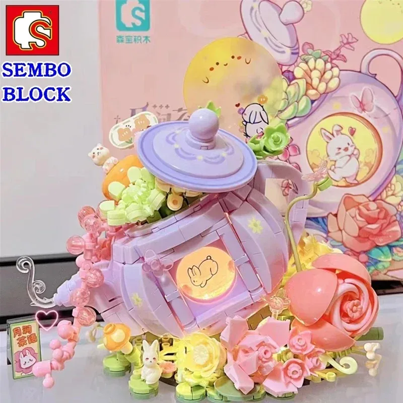 SEMBO Simulation Flower Building Block Assembly Model Luminous Children's Toy Educational Birthday Gift Desktop Decoration
SEMBO Simulation Flower Building Block Assembly Model Luminous Children's Toy Educational Birthday Gift Desktop Decoration