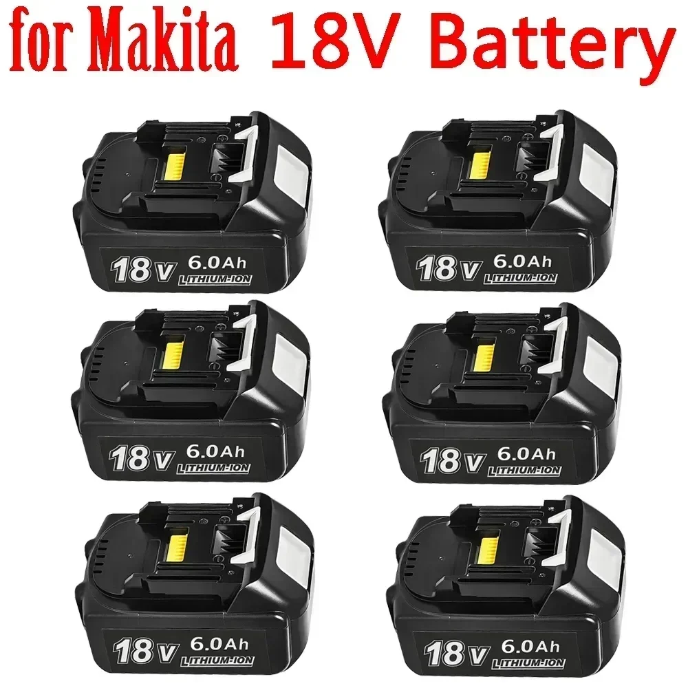 for Makita 18V Battery 6000mAh Rechargeable Power Tools Battery 18V makita with LED Li-ion Replacement LXT BL1860B BL1860 BL1850
for Makita 18V Battery 6000mAh Rechargeable Power Tools Battery 18V makita with LED Li-ion Replacement LXT BL1860B BL1860 BL1850
