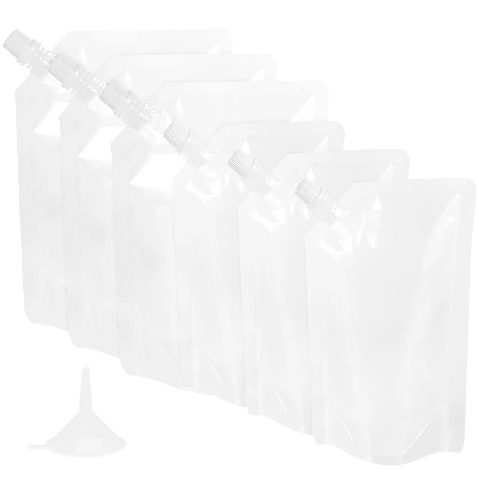 7Pcs Clear Spouted Liquid Soap Packaging Drink Bags for Food Snack Tea and Drinking (3Pcs 1L 3Pcs 500ML and 1Pcs
7Pcs Clear Spouted Liquid Soap Packaging Drink Bags for Food Snack Tea and Drinking (3Pcs 1L 3Pcs 500ML and 1Pcs
