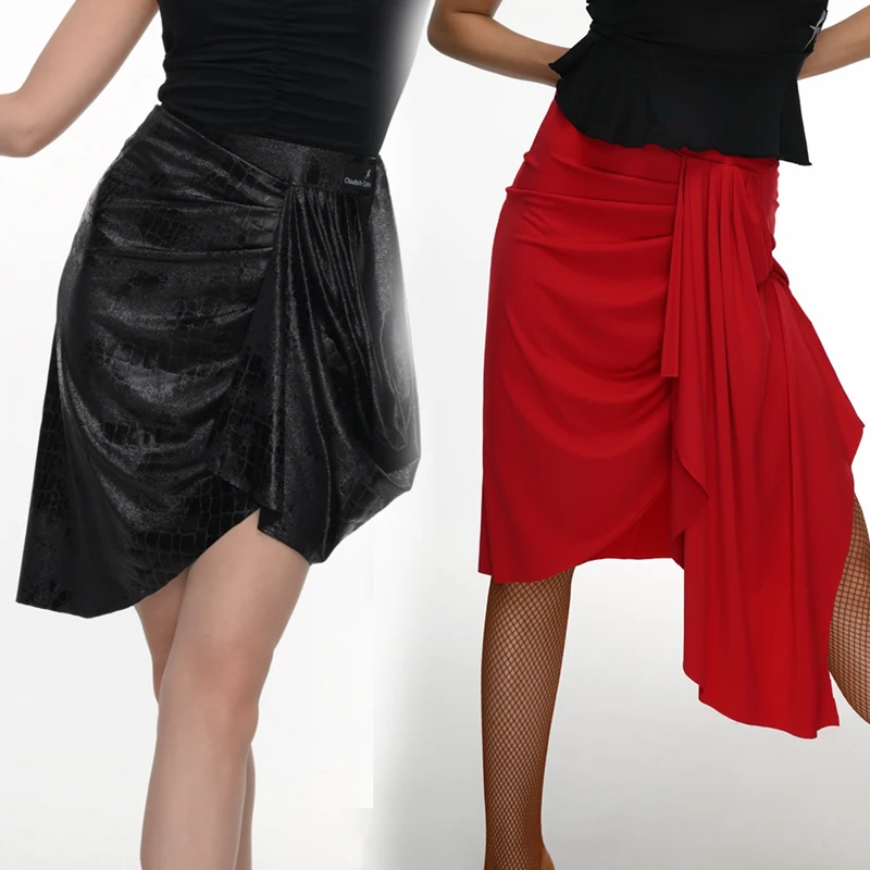 Latin Dance Practice Skirts Women Dancing Irregular Skirt Adults Samba Rumba Stage Dance Performance Wear Black Red XH2250
Latin Dance Practice Skirts Women Dancing Irregular Skirt Adults Samba Rumba Stage Dance Performance Wear Black Red XH2250