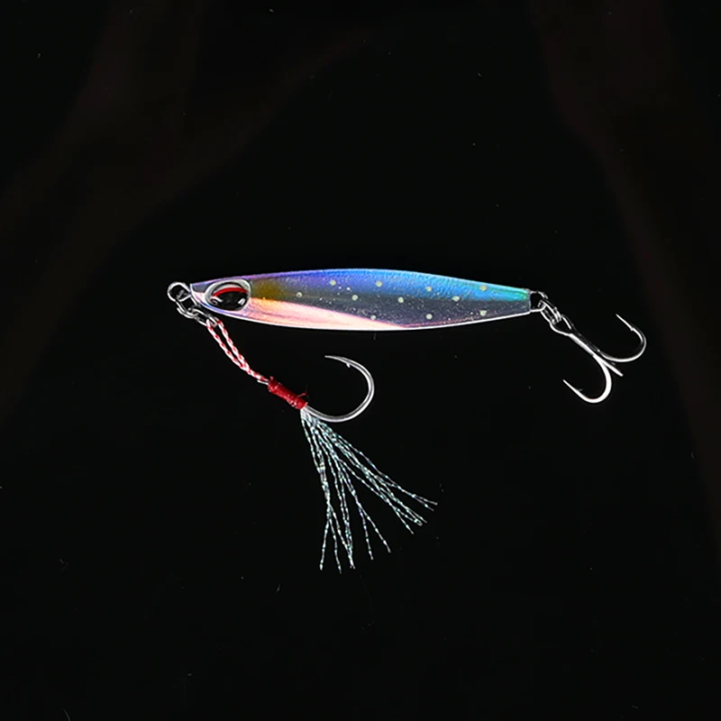 HISTAR 1PC Luminous Iron Plate Metal Jig Fishing Lure Long Cast Laser Freshwater Saltwater Cosmetic Vividly Swimming Hard Bait
HISTAR 1PC Luminous Iron Plate Metal Jig Fishing Lure Long Cast Laser Freshwater Saltwater Cosmetic Vividly Swimming Hard Bait