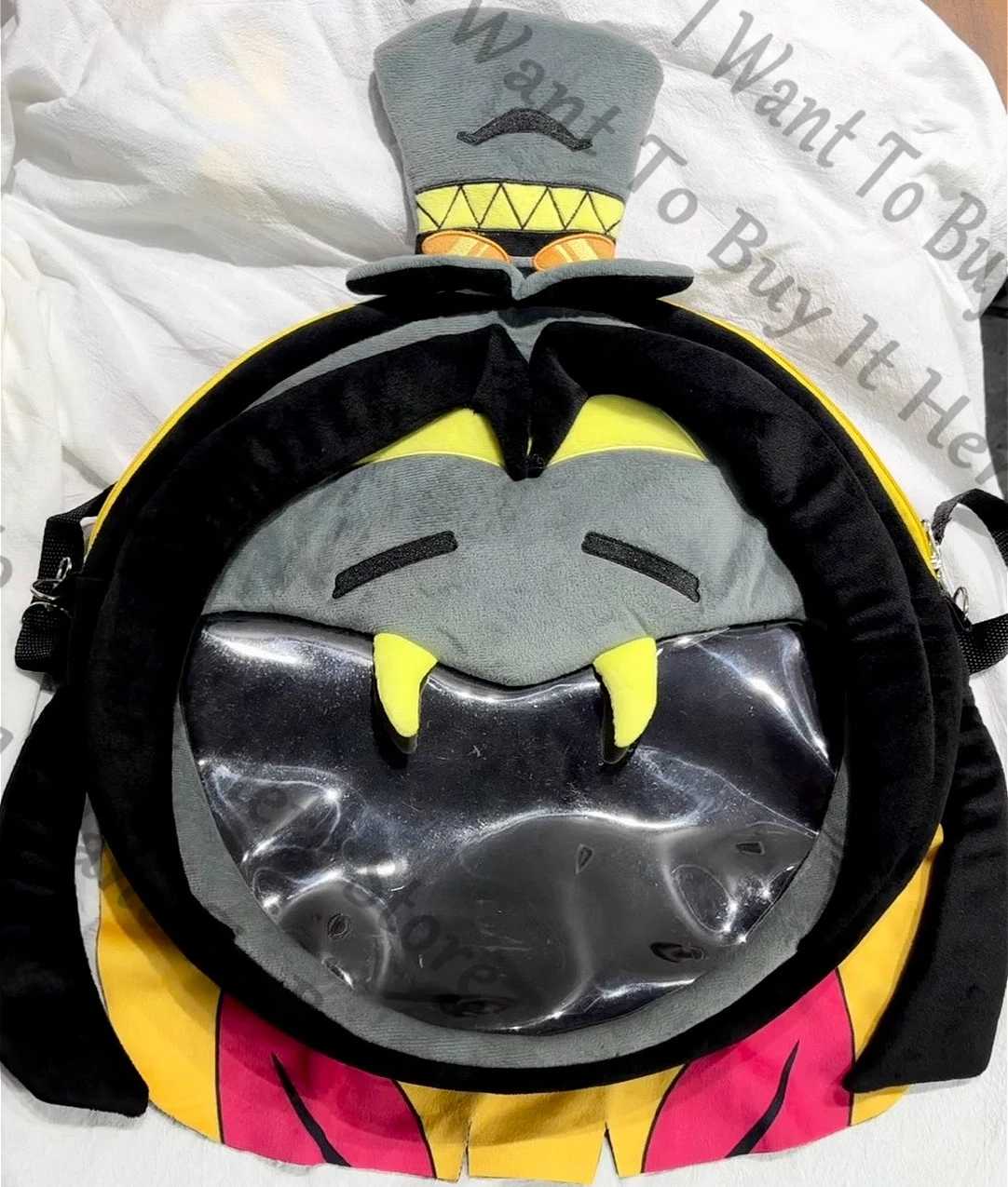 Original Anime Hazbin Hotel Sir Pentious Cosplay Cartoon Ita-bag Messenger Bag Knapsack Fluffy Printing Packsack Rucksack Gift
Original Anime Hazbin Hotel Sir Pentious Cosplay Cartoon Ita-bag Messenger Bag Knapsack Fluffy Printing Packsack Rucksack Gift