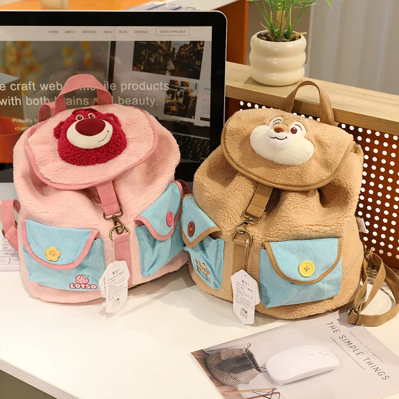 Disney backpack Plush Lots-o-Huggin Bear Toy Chip n Dale Cute Bag Gift Soft Kawaii Doll Child Lovely
Disney backpack Plush Lots-o-Huggin Bear Toy Chip n Dale Cute Bag Gift Soft Kawaii Doll Child Lovely