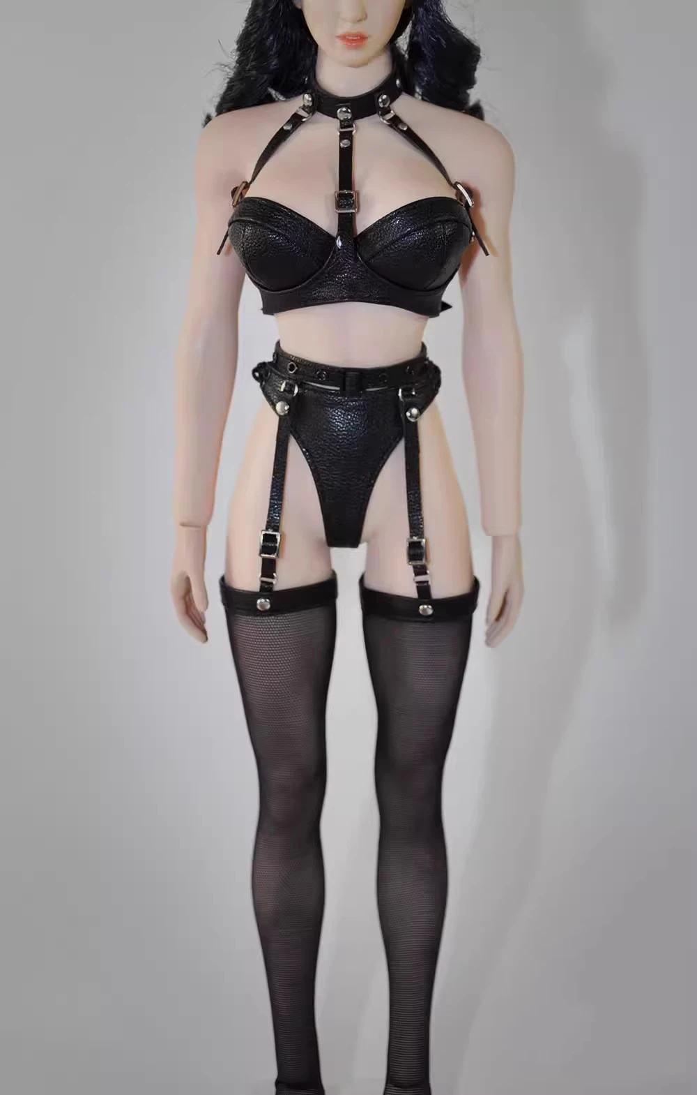 1/6 Scale Trendy Figure Doll Accessories Black Sexy Lingerie Suspender Set Model Toy fit 12" TBL PH Jiao Doll Female Body DIY
1/6 Scale Trendy Figure Doll Accessories Black Sexy Lingerie Suspender Set Model Toy fit 12" TBL PH Jiao Doll Female Body DIY