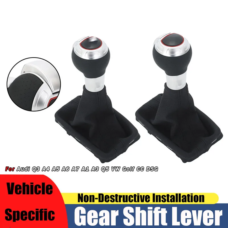 Suitable for Volkswagen Golf 7 car shift handball dust cover gear lever to change Audi gear lever GTI gear head
Suitable for Volkswagen Golf 7 car shift handball dust cover gear lever to change Audi gear lever GTI gear head