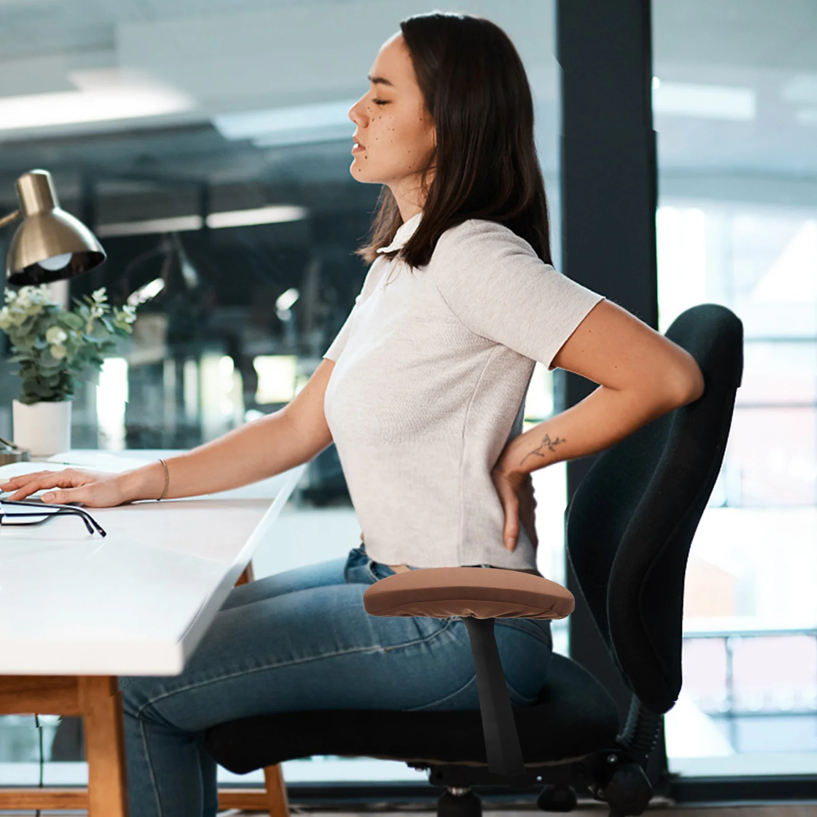 Set Office Chair Armrest Pads Memory Foam Soft Elastic Arm Support Sleeve 10.41 X3.93 .38 Brown Non Slip Desk Gaming Armrest
Set Office Chair Armrest Pads Memory Foam Soft Elastic Arm Support Sleeve 10.41 X3.93 .38 Brown Non Slip Desk Gaming Armrest