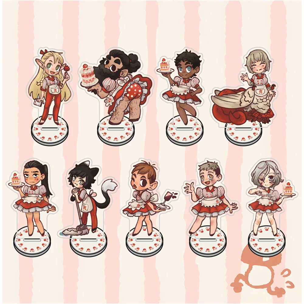 Delicious in Dungeon 10cm Maid&Dessert Themed Acrylic Stand Figures keychain Anime Collectible Standee, Desk Decor Gift for Fans
Delicious in Dungeon 10cm Maid&Dessert Themed Acrylic Stand Figures keychain Anime Collectible Standee, Desk Decor Gift for Fans