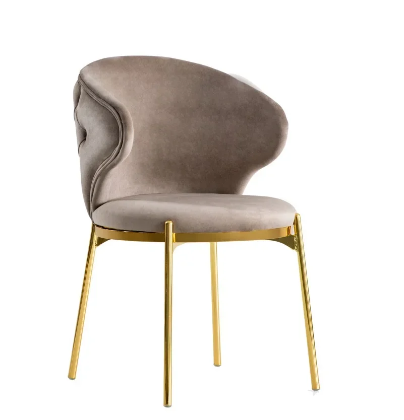 z High Quality Luxury Gold Dining Chair Stainless Steel Velvet Button Backing Restaurant Chair for Home Hotel Wedding 
z High Quality Luxury Gold Dining Chair Stainless Steel Velvet Button Backing Restaurant Chair for Home Hotel Wedding