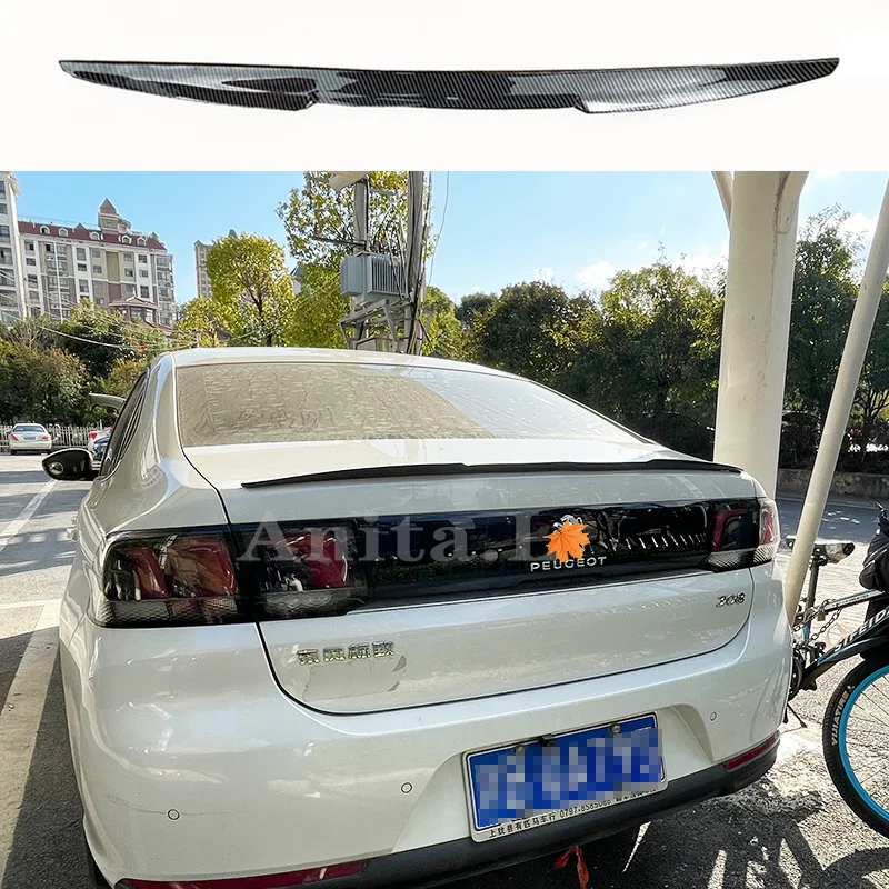 Trunk Spoiler Black Carbon Look Quality PU Material M4 Style Rear Wing Body Kit Accessories Styling For Peugeot 308 2012-2019
Trunk Spoiler Black Carbon Look Quality PU Material M4 Style Rear Wing Body Kit Accessories Styling For Peugeot 308 2012-2019