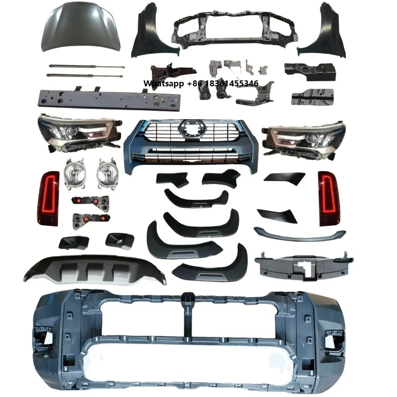 For HILUX VIGO 2005 -2010 To 21 ROCCO LOOK PICKUP BODY KIT 4X4 EXTERIOR ACCESSORIES FRONT BUMPER FIT
For HILUX VIGO 2005 -2010 To 21 ROCCO LOOK PICKUP BODY KIT 4X4 EXTERIOR ACCESSORIES FRONT BUMPER FIT