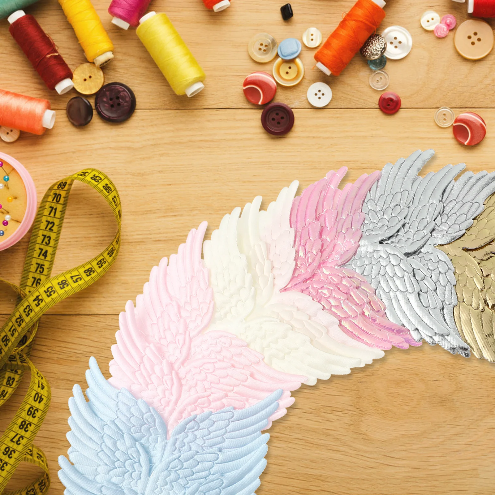 18Pcs DIY Angel Wing Decorations Premium Material Adorable Appearance Holiday Gifts Party Layout Props Wing Shape Ornament
18Pcs DIY Angel Wing Decorations Premium Material Adorable Appearance Holiday Gifts Party Layout Props Wing Shape Ornament