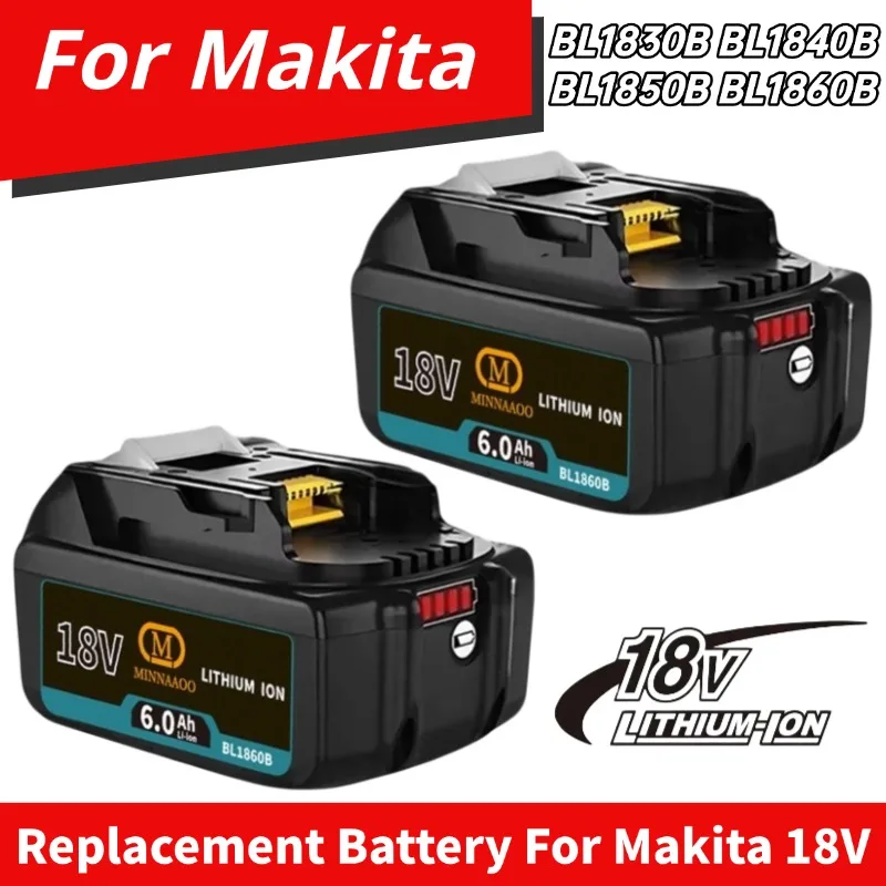 For Makita 6.0Ah lithium-ion High endurance battery BL1840B BL1830B BL1850B BL1860B for Makita power tools【Rapid delivery】
For Makita 6.0Ah lithium-ion High endurance battery BL1840B BL1830B BL1850B BL1860B for Makita power tools【Rapid delivery】