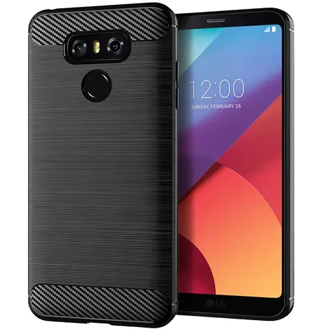 Soft Matte Case for LG G6 G7 G8 G8X G8s G6+ G7Plus Shockproof Carbon Fiber Phone Cover for lg g6 plus g7 one g7 g8x g8s g8 thinq