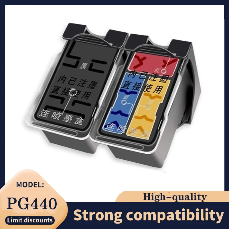 vilaxh PG440 CL441 Compatible Ink Cartridge For Canon Pixma MG3640S MX438 MG3140 MG3540 MG3640 MX518 MX378 TS5140 MG4240 printer
vilaxh PG440 CL441 Compatible Ink Cartridge For Canon Pixma MG3640S MX438 MG3140 MG3540 MG3640 MX518 MX378 TS5140 MG4240 printer