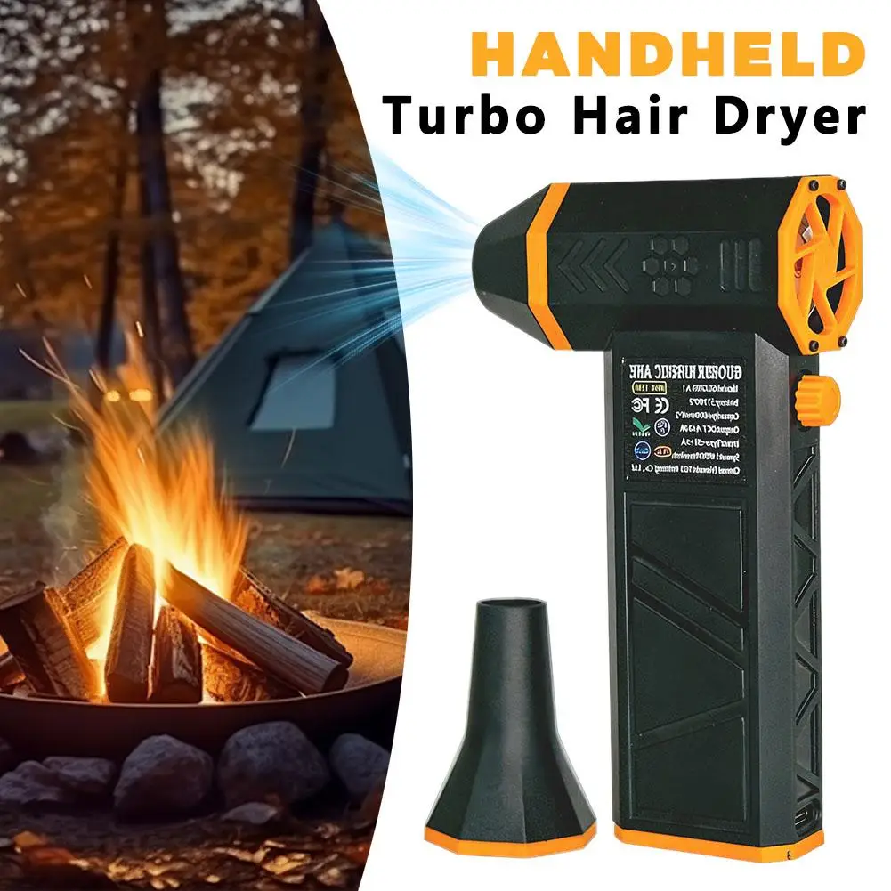 High-speed Powerful Brushless Motor Handheld Fan For Car/PC/family Camping Electric Portable Duster Dust Removal & Snow Blowing
High-speed Powerful Brushless Motor Handheld Fan For Car/PC/family Camping Electric Portable Duster Dust Removal & Snow Blowing