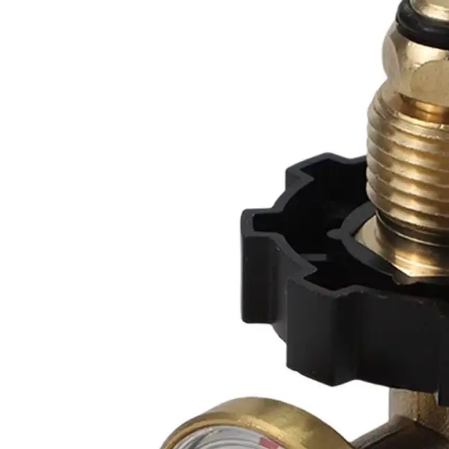 Brass Propane Tank Adapter With Pressure Gauge For POL To Type 1 Gas Grill Heater Camping Stove Conversion Connector Tool
Brass Propane Tank Adapter With Pressure Gauge For POL To Type 1 Gas Grill Heater Camping Stove Conversion Connector Tool