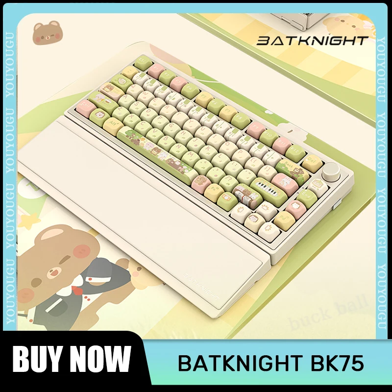 Беспроводная механическая клавиатура Batknight Bk75 Plus, 3 режима, Bluetooth 2,4g, проводная клавиатура с ручной поддержкой, игровая клавиатура для ПК
Беспроводная механическая клавиатура Batknight Bk75 Plus, 3 режима, Bluetooth 2,4g, проводная клавиатура с ручной поддержкой, игровая клавиатура для ПК
