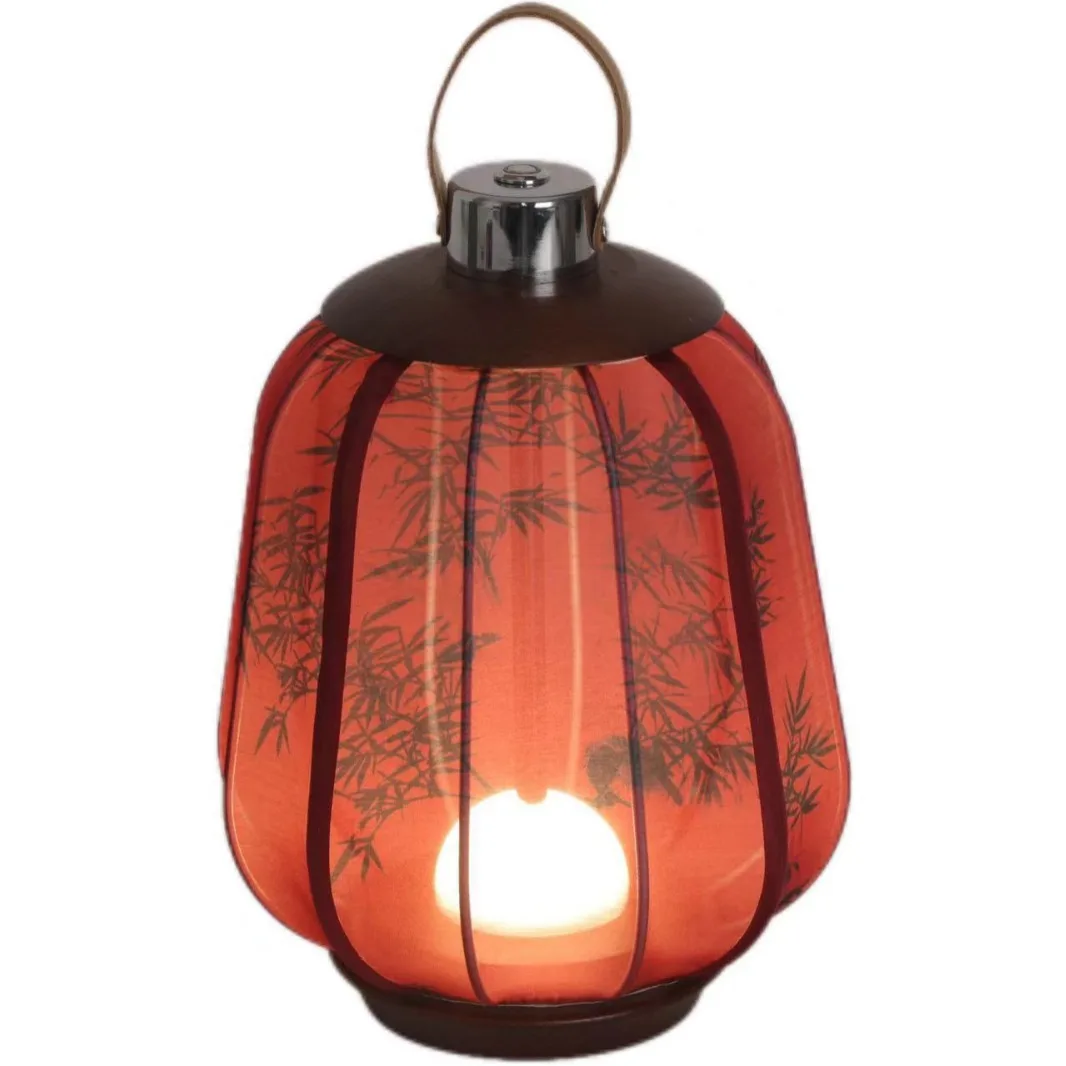 Antique charging touch wireless portable lantern fabric desk lamp retro atmosphere classical zen
Antique charging touch wireless portable lantern fabric desk lamp retro atmosphere classical zen