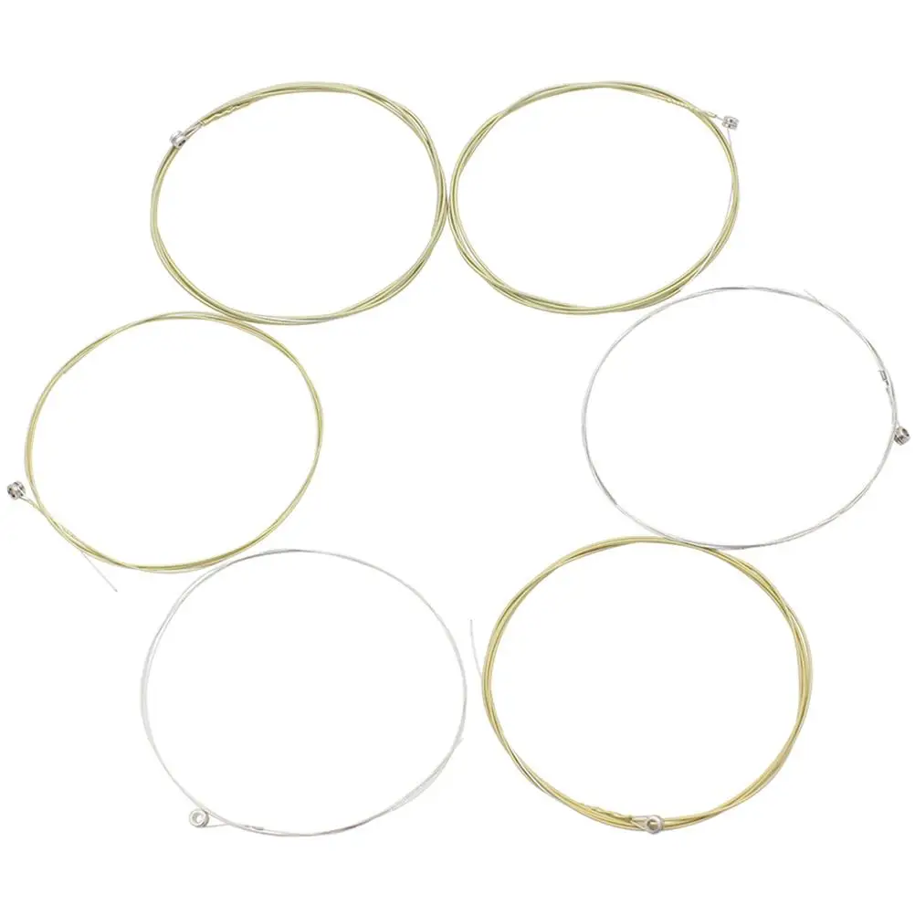 6 Pcs Guitar Strings Corrosion Resistant Brass Acoustic Folk Replacement Parts Accessories Durable Sound Performance
6 Pcs Guitar Strings Corrosion Resistant Brass Acoustic Folk Replacement Parts Accessories Durable Sound Performance
